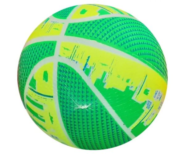 Minge de cauciuc baschet cu model neon 22 cm în mai multe versiuni