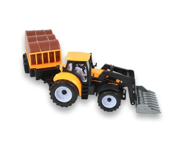 Engineering Truck: Tractor excavator cu remorca si butoaie in diverse versiuni 43cm
