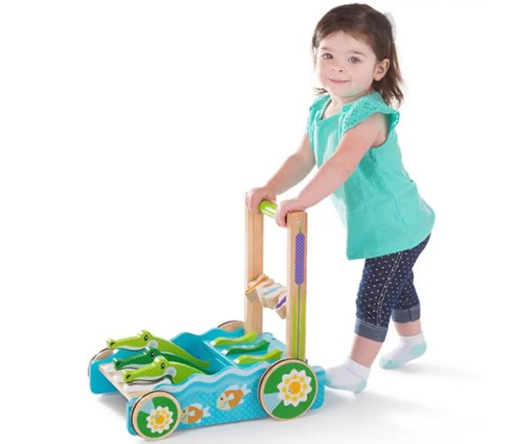 First Play Croco jucărie lemn - Melissa & Doug