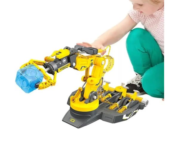Robot cu braț hidraulic 3 în 1 de 220 de piese