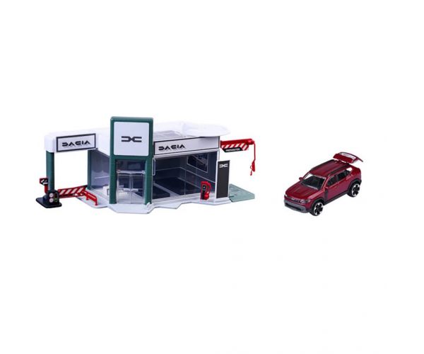 Set de joacă Dacia Showroom cu mașinuță - Dickie Toys