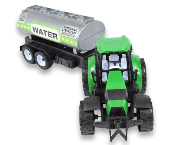 Farmer Truck: Tractor cu rezervor de apă în două versiuni 41cm
