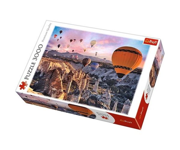 Călătorie deasupra Turciei 3000 bucăţi premium puzzle - Trefl