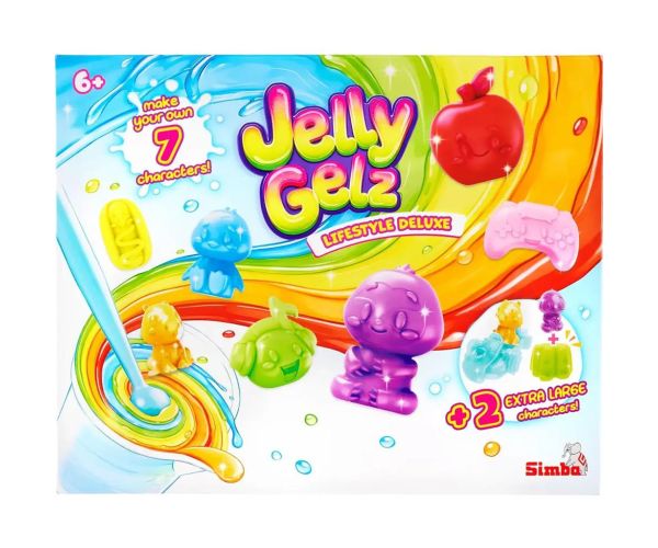 Jelly Gelz Lifestyle Deluxe set creativ de figurine din gel - Simba Toys