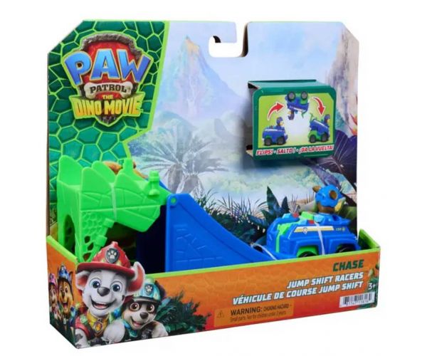 Paw Patrol Dino Movie - Vehicule acrobatic răsturnat Chase - Spin Master