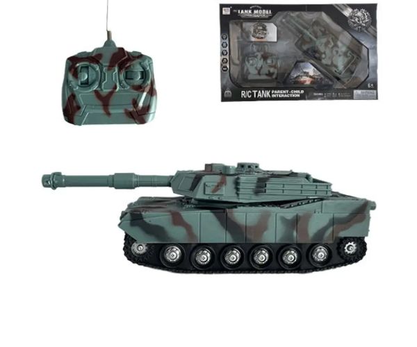 RC Tank Model cu telecomandă design special cu sunete și lumini 1/32