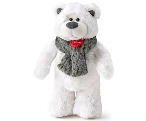 Icy Teddy pluș ursuleț alb 38cm - Lumpin