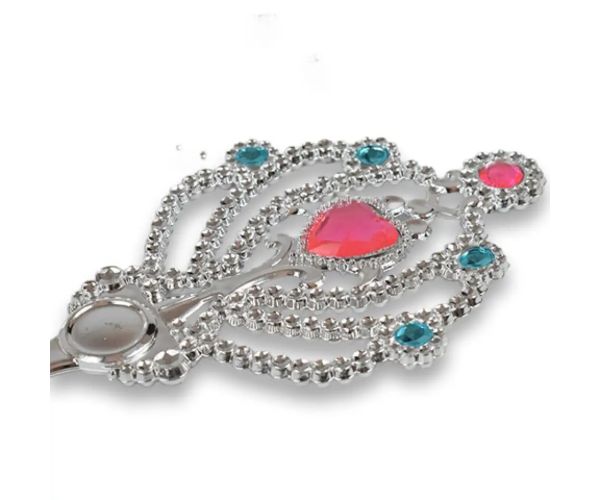 Set de frumusețe prințesă cu tiara, ac de păr, cercei și baghetă