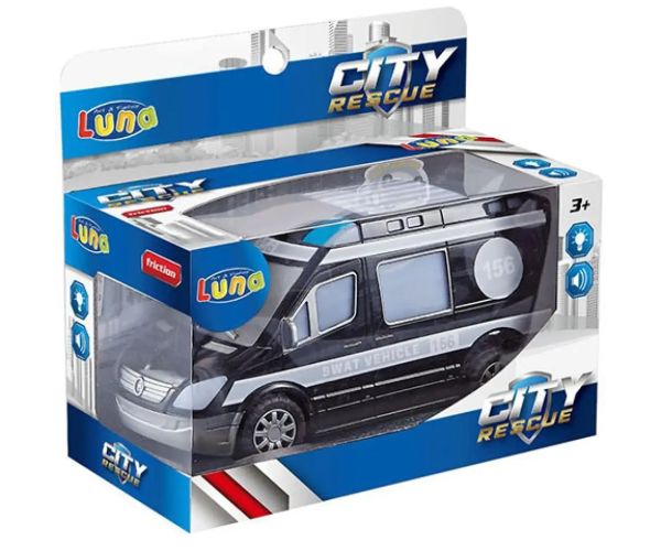 City Rescue SWAT microbuz cu efecte de sunete și lumini