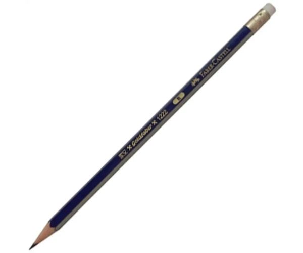 Faber-Castell: Goldfaber creion grafit cu radier B
