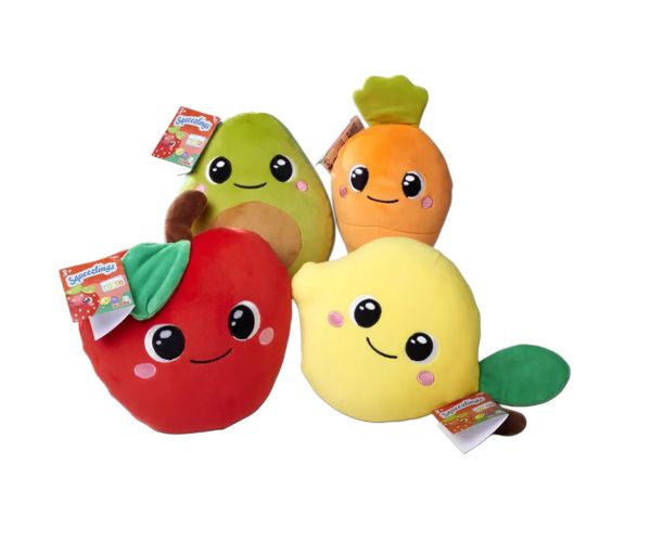 Squeezlings: Figură din pluș cu fructe în mai multe variante 20 cm – 1 buc - Simba Toys