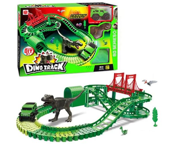 Aventură cu dinozauri cu mașină 4x4 și accesorii
