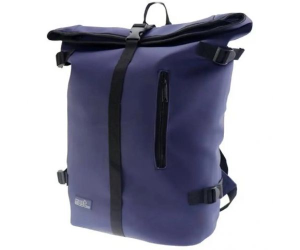 Must: Albastru ghiozdan ergonomic, rucsac cu catarame 30x12x52cm ​