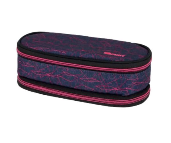 Spirit: My Bag pink cuburi penar oval două compartimente