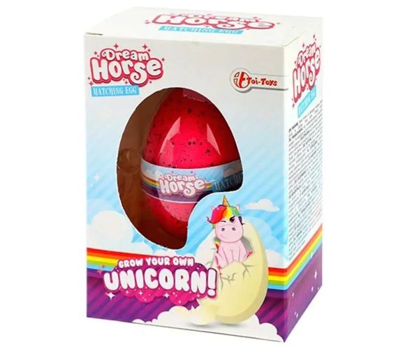 Figură de unicorn în creștere în mai multe variante în ou 1buc