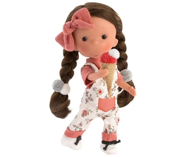 Llorens: Miss Minis Bella Pan 26cm păpușă cu înghețată