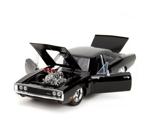 Fast & Furious: 1970 Dodge Charger cu compresor model de mașină din metal 1/24 - Jada Toys