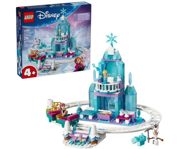LEGO® Disney: Castelul de gheață al Elsei și aventurile ei cu sania (43281)