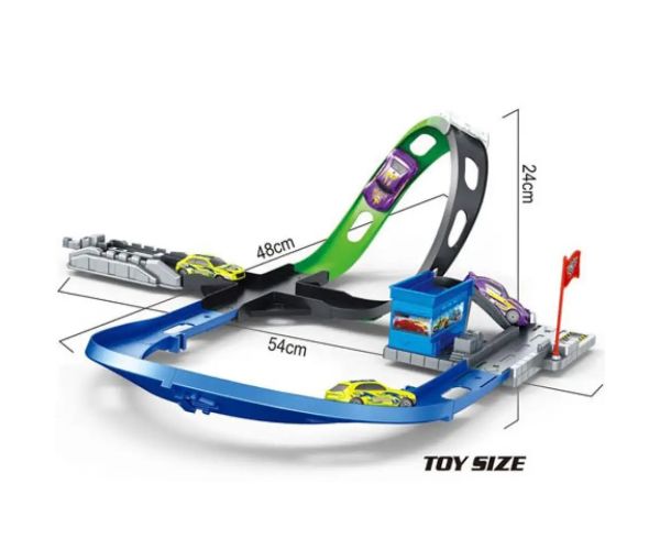 Track Racing pistă de curse cu buclă și mașinuță