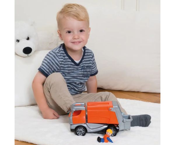 LENA: Truckies maşină de gunoi cu figurină 22cm