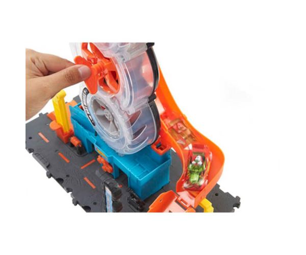 Hot Wheels: City Service anvelope roți triple set de joacă - Mattel