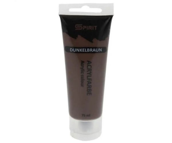 Spirit: vopsea acrilică maro închis 75ml