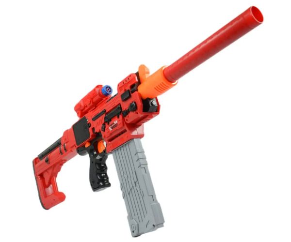 Sniping: Pistol electric transformabil gigant cu gloanțe de burete cu cartușe și țintă de 79 cm