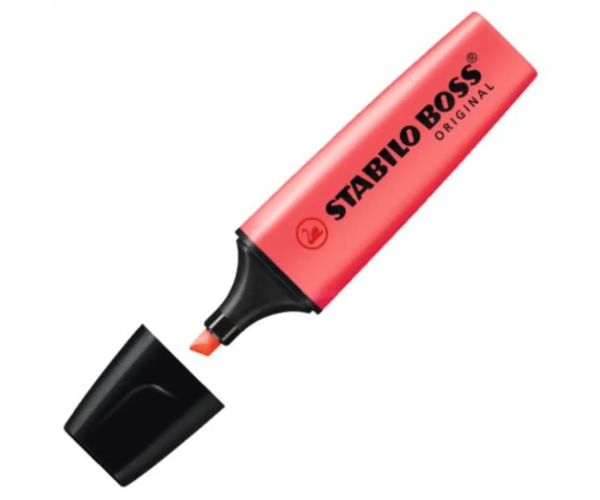 Stabilo: BOSS Original textliner culoarea roșie 2-5mm