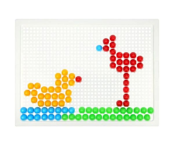 LENA: Mosaik biluțe transparente set creativ 10mm 100 de bucăți