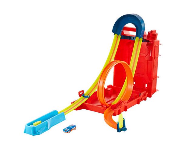 Set de pistă Hot Wheels Track Builder cu canistră de benzină - Mattel