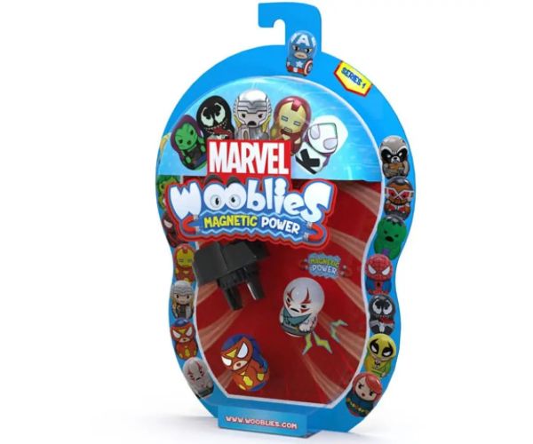 Wooblies Marvel pachet cu lansator 2 bucăți
