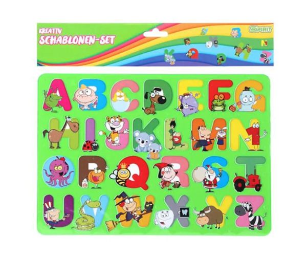 Spirit: ABC creativ șablon desen din plastic