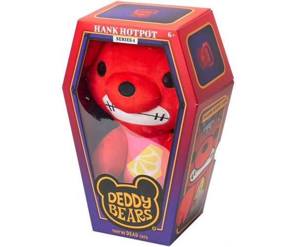 Deddy Bear Hank în sicriu de pluș, seria 4, 30 cm - Hank Hotpot
