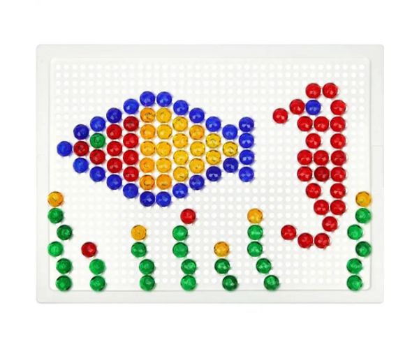 LENA: Mosaik biluțe transparente set creativ 10mm 140 bucăți