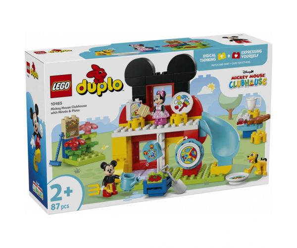 LEGO® DUPLO®: Terenul de joacă Mickey Mouse cu Minnie și Pluto (10465)