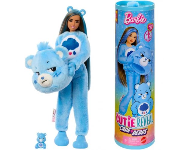 Barbie: Cutie Reveal surpriză păpușă Ursuleți Drăgălași - Morcik Urs - Mattel