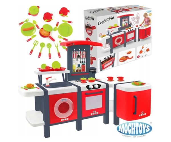 Mochtoys: Cooking Studio XXL bucătărie de joacă cu 28 bucăți accesorii 141x68x101cm