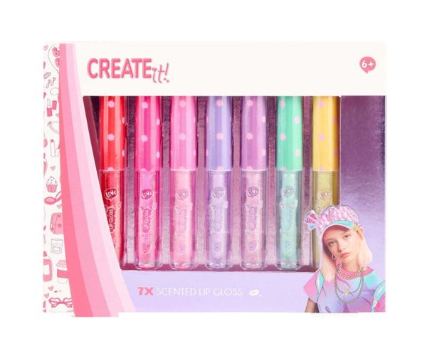 Canenco: Create It! Set de 7 luciuri de buze parfumate