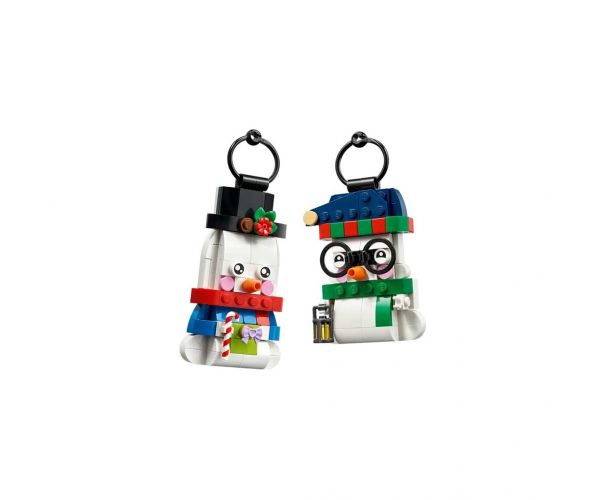 LEGO®: Ornamente de Crăciun cu omuleți de zăpadă (40812)