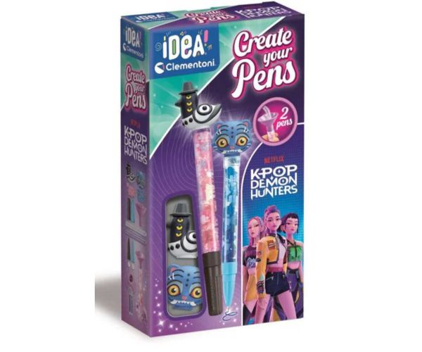 Idea Art Mini: K-Pop Demon Hunters set de creioane Sussie și Derpy - Clementoni