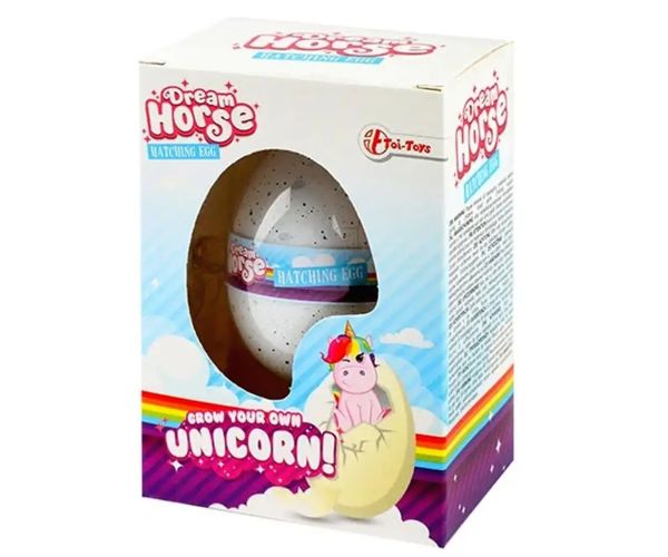 Figură de unicorn în creștere în mai multe variante în ou 1buc