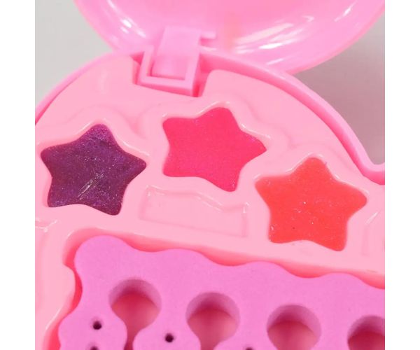 S&Lí Cosmetics: Paleta de machiaj și unghii premium într-o cutie cu trei niveluri în formă de inimă