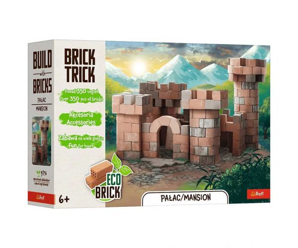 Brick Trick din cărămizi: Castel 350 de piese joc de construcție - Trefl