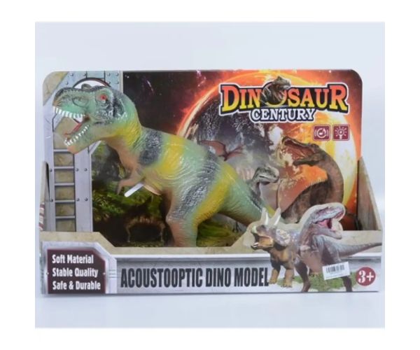 Tyrannosaurus Rex figurină de joacă cu sunete și lumini