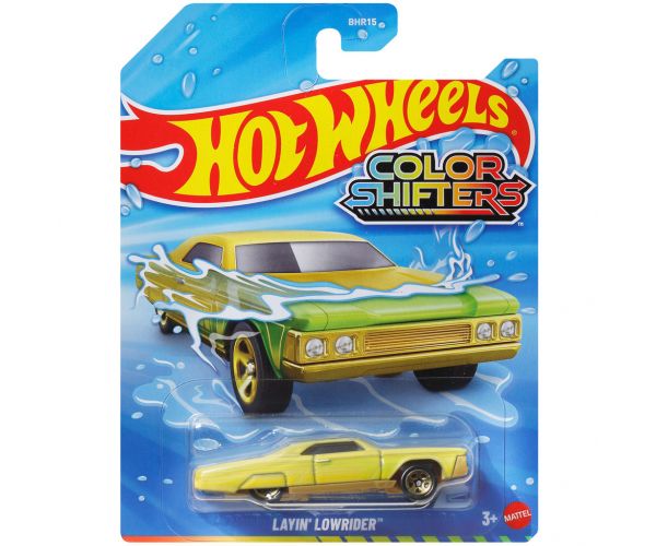 Hot Wheels: Layin Lowrider mașinuță cu schimbare de culoare 1/64 - Mattel