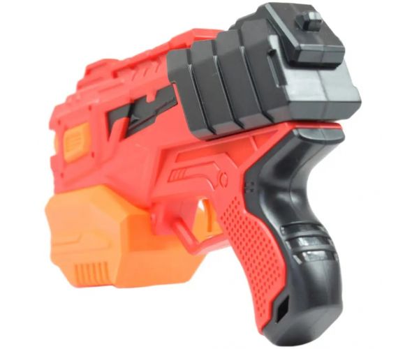 Crazy Launcher: Set armă manuală cu burete cu țintă și proiectil 24cm
