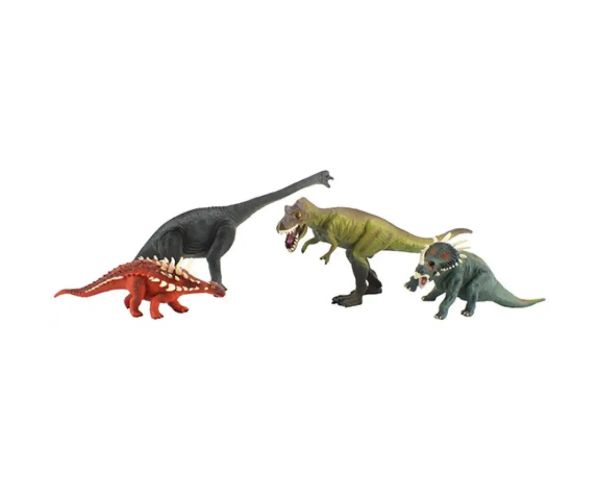 World Of Animals: Dinozauri 4 bucăți set de joacă