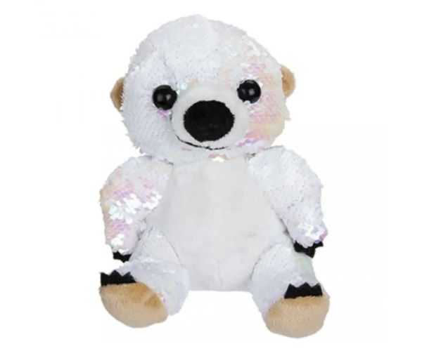 Shimmeez: Simiflitter urs polar 20 cm figurină pluș