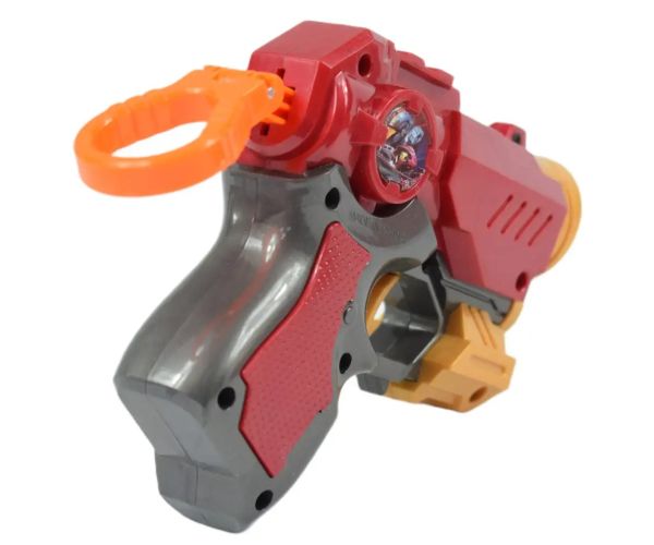 Cool Soft Bullet Gun: Pistol mic cu cartușe de culoare roșie 14cm