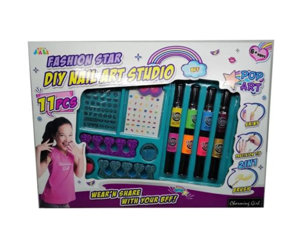 Fashion Star set decor pentru unghii cu marker pentru unghii și accesorii